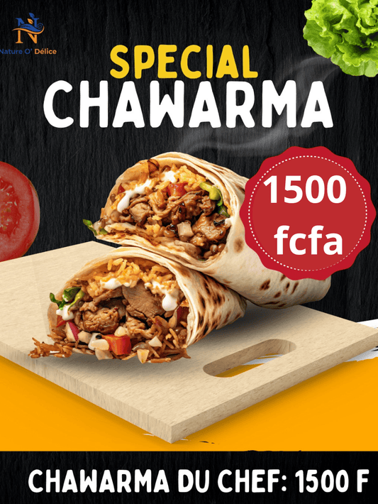 Spécial Charwarma du Chef (1500 Fcfa)